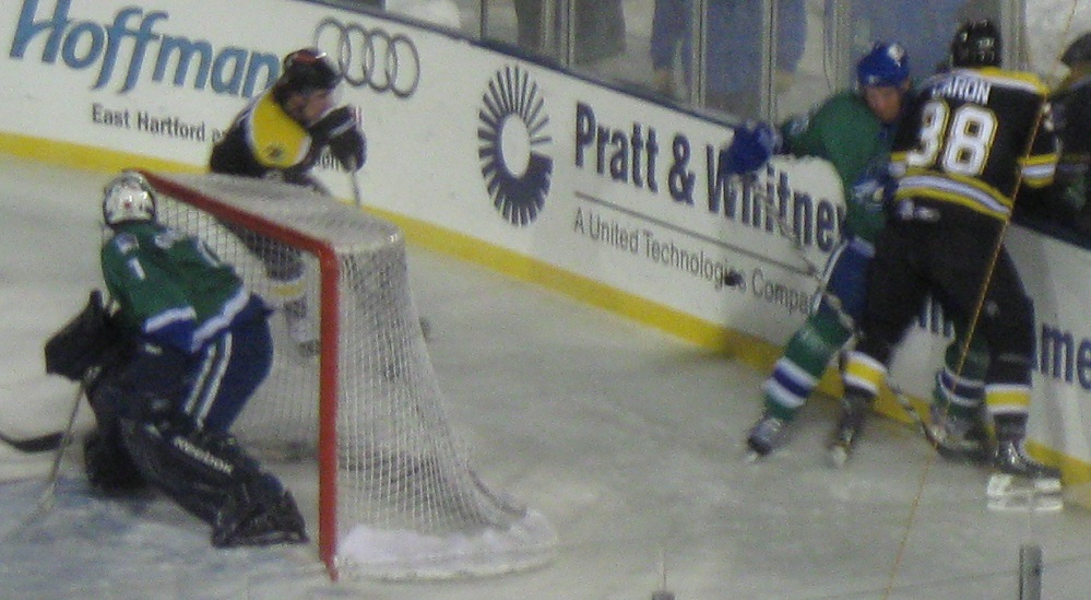 Pucky and Sonar the CT Whale mascots